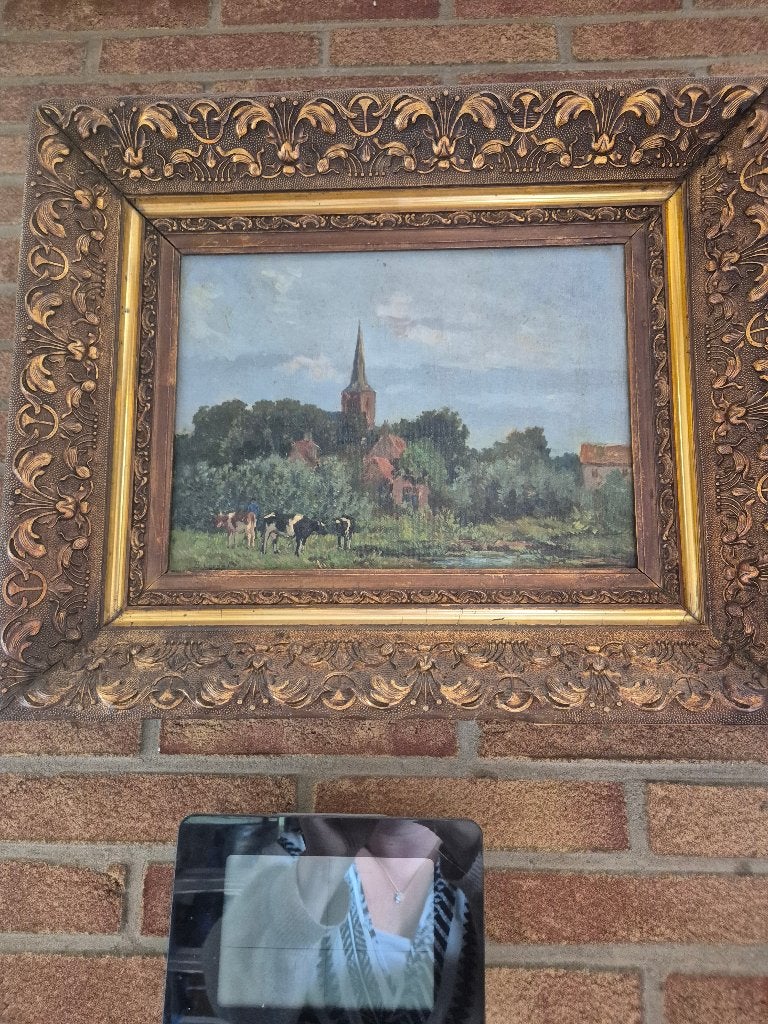 Antieke schilderij, Antiek en Kunst, Kunst | Schilderijen | Klassiek, Ophalen