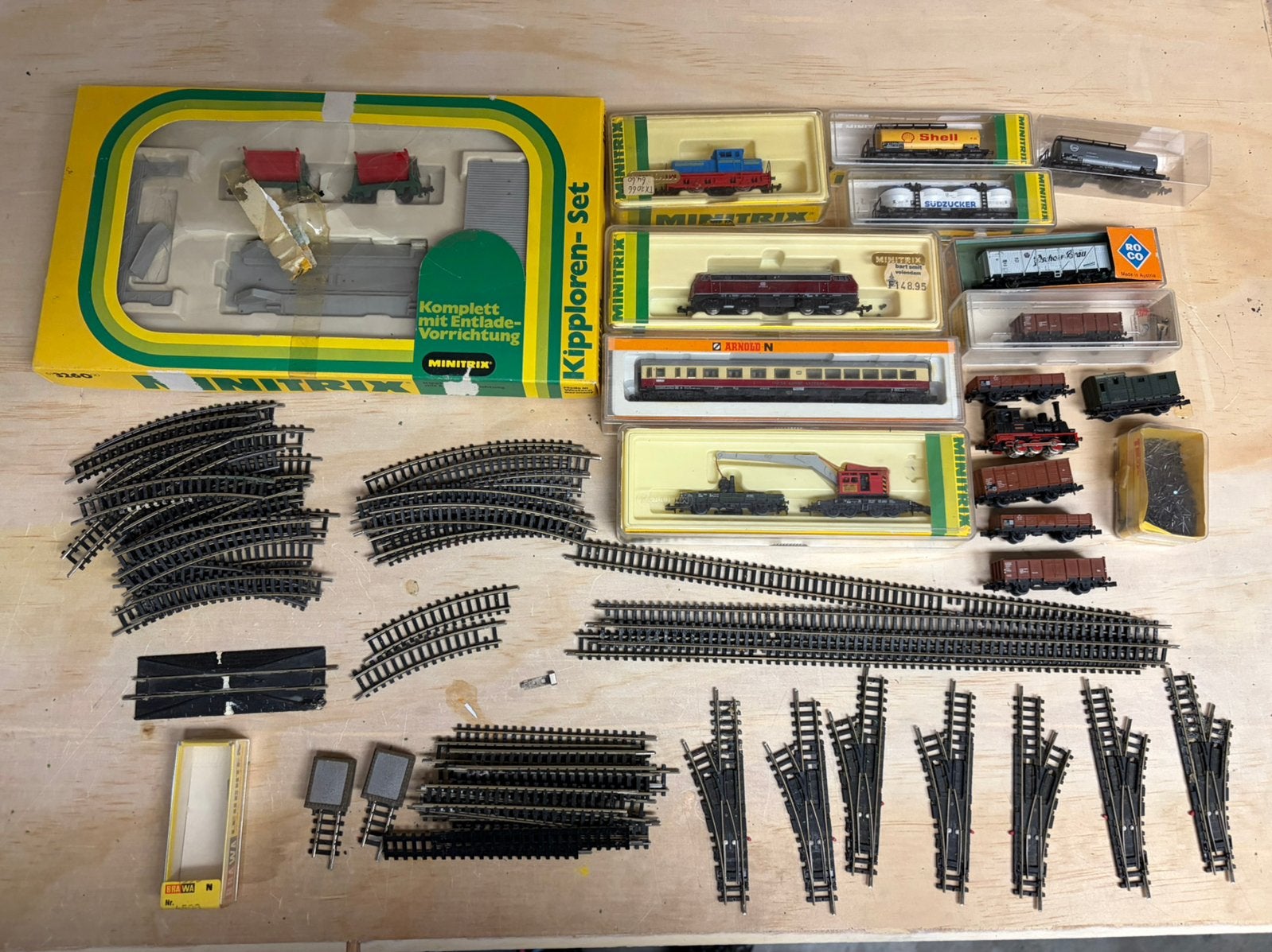 Minitrix set, Hobby en Vrije tijd, Modeltreinen | N-Spoor, Gelijkstroom, Trix, Rails, Ophalen of Verzenden