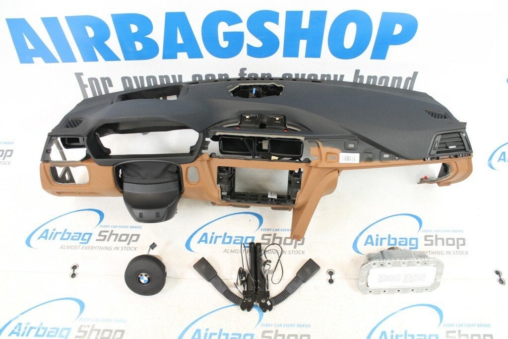 Airbag set - Dashboard M HUD bruin BMW 4 serie F32 F33 F36, Gebruikt, Ophalen of Verzenden