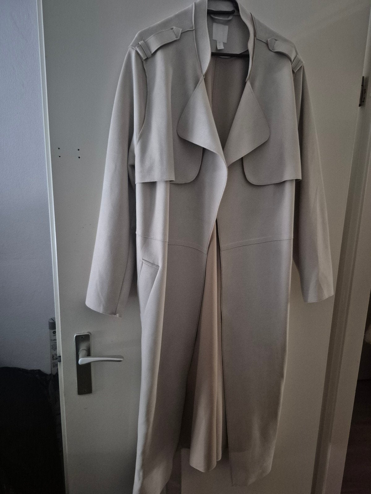 H&M Lange Trenchcoat - Maat XL, H&M, Overige kleuren, Maat 46/48 (XL) of groter, Nieuw