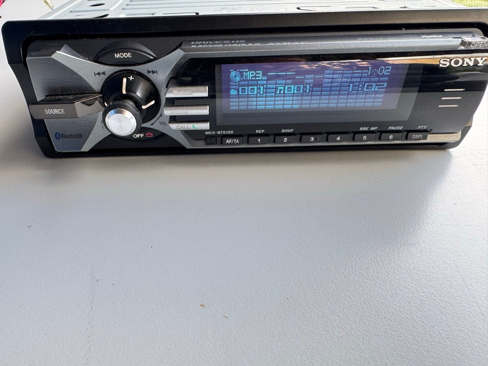 Sony MEX-BT5100 Autoradio met Bluetooth animatie scherm zgan, Ophalen of Verzenden, Zo goed als nieuw