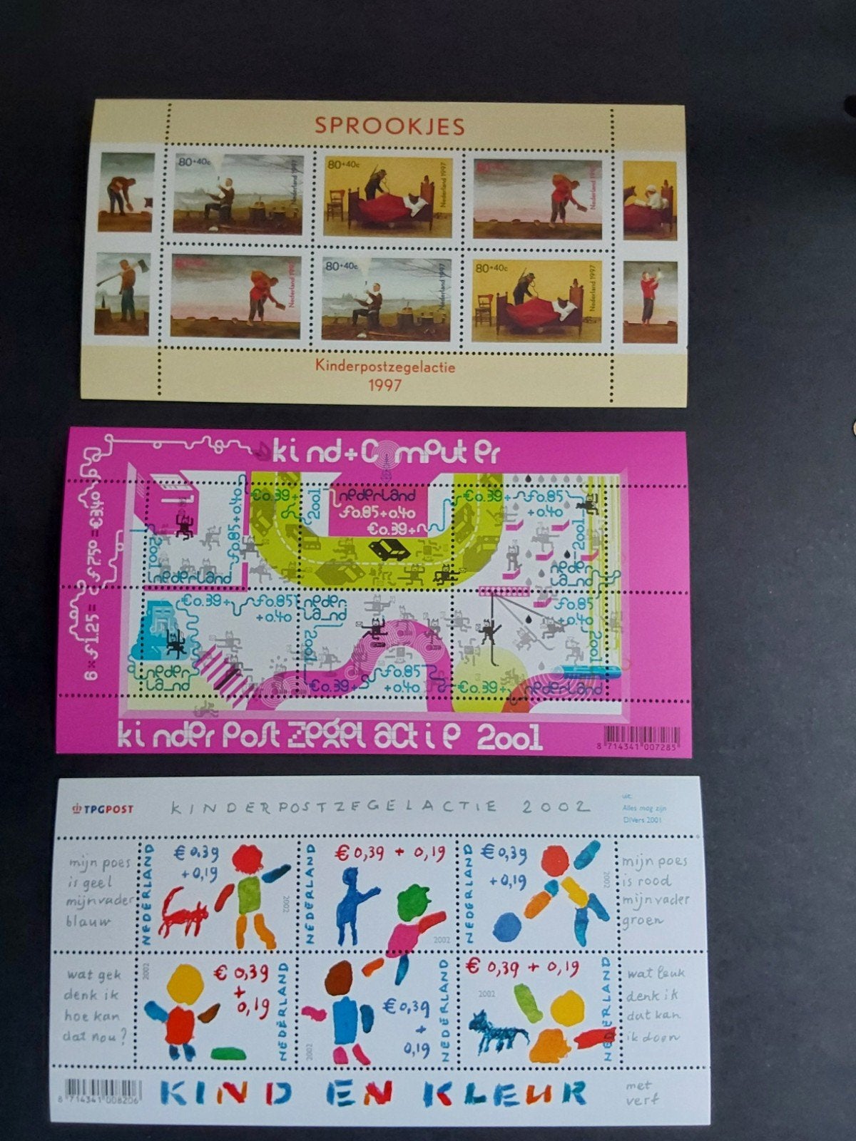 Kinderpostzegels Nederland 1997-2010, Postzegels en Munten, Verzenden, Na 1940, Postfris
