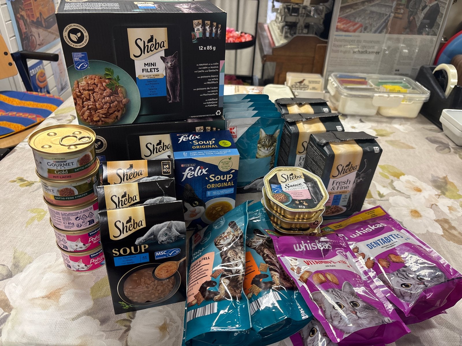 Poezen voer, Dieren en Toebehoren, Dierenvoeding, Ophalen, Kat
