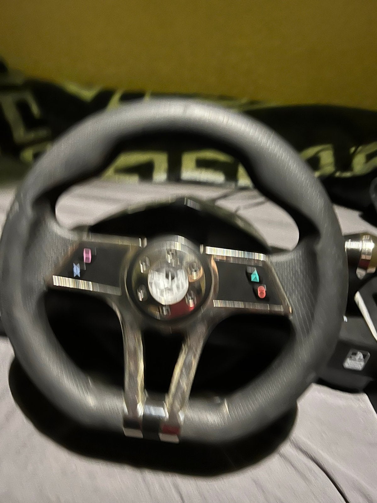 Racestuur met pedalen en versnellingspook voor PS3/PS4, Ophalen of Verzenden, Gebruikt, Stuur of Pedalen, PlayStation 3