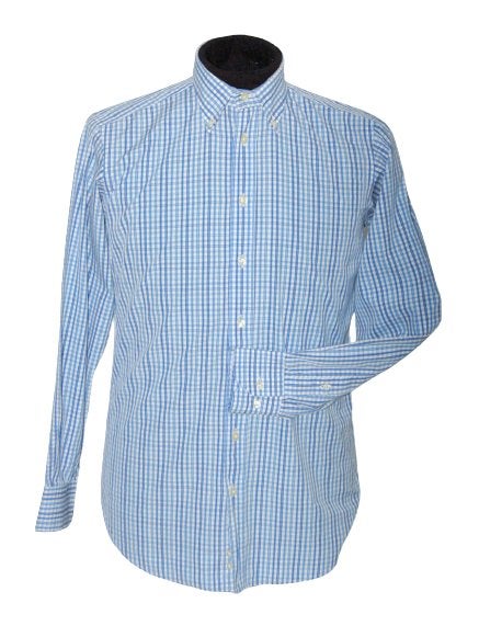 Etro overhemd, shirt, geruit, wit/blauw, Mt. 38 / S, Kleding | Heren, Overhemden, Etro ., Halswijdte 38 (S) of kleiner, Zo goed als nieuw