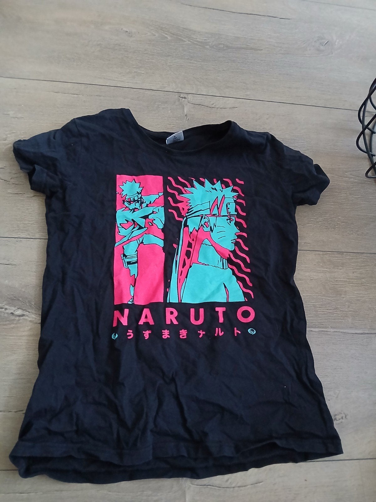 Zwart Naruto T-shirt - Stedman Classic-T Maat M, Maat 38/40 (M), Zwart, Stedman, Ophalen of Verzenden
