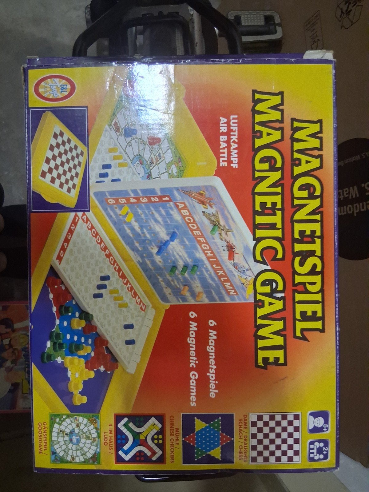Magnetisch Spel: 6 Klassieke Spellen in één Box, Hobby en Vrije tijd, Gezelschapsspellen | Bordspellen, Ophalen, Gebruikt, Een of twee spelers