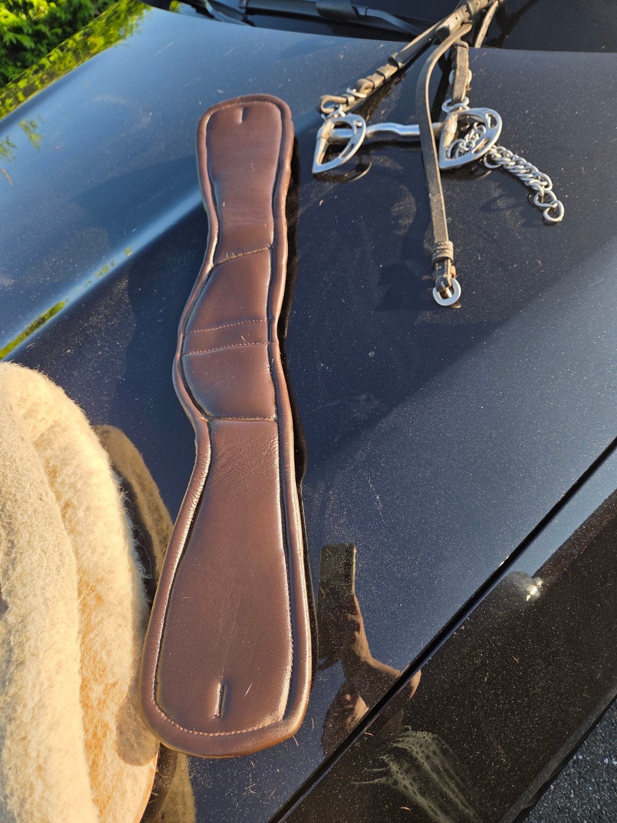 Rambo micklem singel bruin 55 cm, Ophalen of Verzenden, Zo goed als nieuw, Dressuur