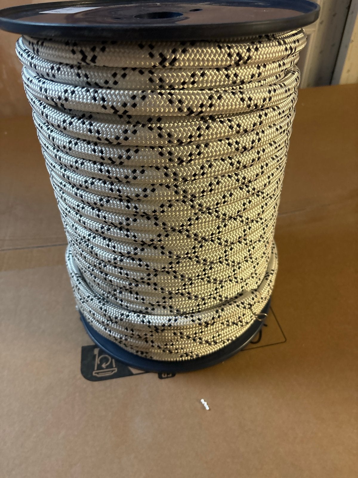ECO ROPE Gevlochten Kernmanteltouw 14mm x 80m Wit/Zwart, Ophalen of Verzenden, Gebruikt