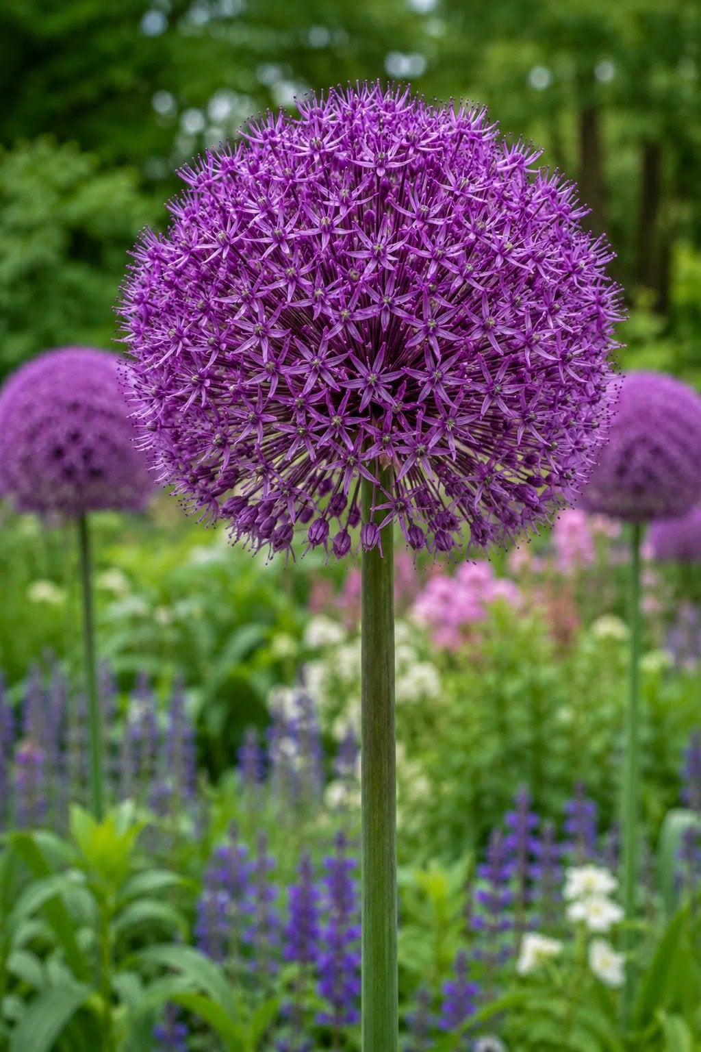Allium giganteum 3 bollen voor een hele speciale prijs, Verzenden, Volle zon