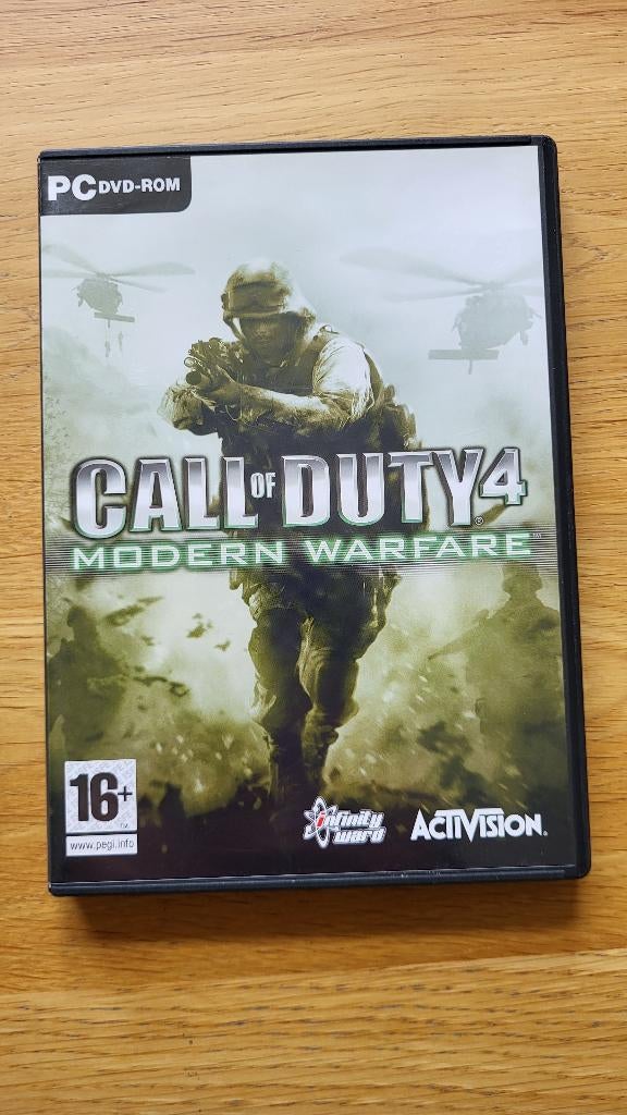Call of Duty 4 Modern Warfare PC DVD-ROM, Shooter, Ophalen of Verzenden, Zo goed als nieuw, 3 spelers of meer