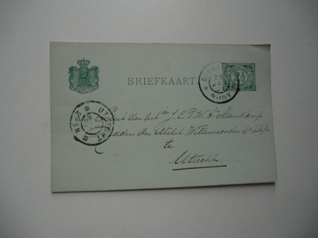 Kolonel Steenkamp,Militaire Willemsorde 4e kl,Atjeh Oorlog, Ophalen of Verzenden, Voor 1920, Gelopen, Utrecht