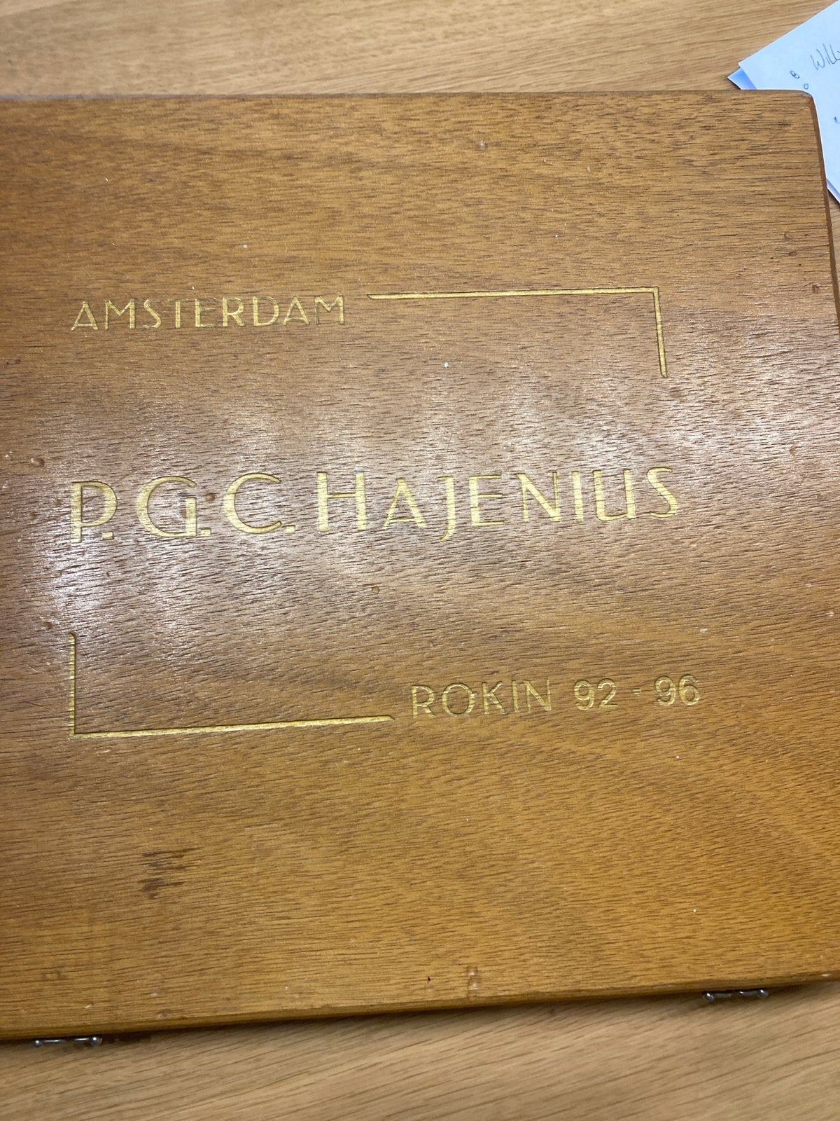 Antieke P.G.C. Hajenius Sigarenkist - Amsterdam, Ophalen