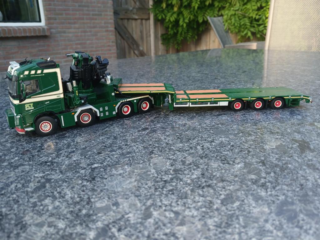 Volvo SCT transport . Met kraan en dieplader, Ophalen of Verzenden, Zo goed als nieuw, Bus of Vrachtwagen, Wsi