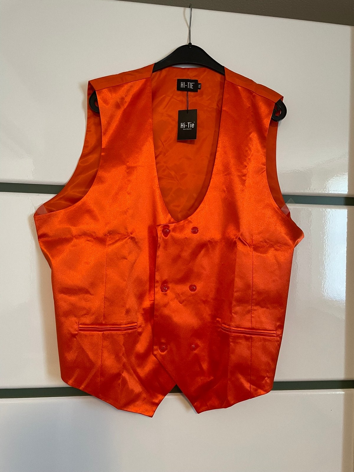 Gilet heren oranje, Ophalen of Verzenden, Nieuw, Overige maten, Oranje