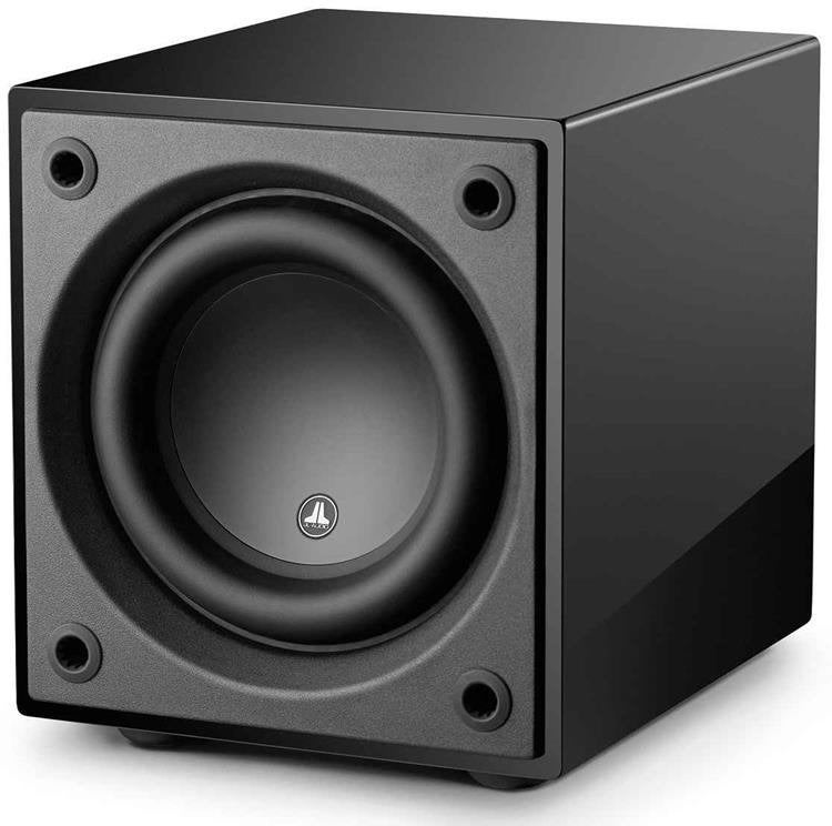 EP:Apollo JL Audio Dominion D108 Gloss Black DEMO MODEL, Gebruikt, Subwoofer, Ophalen of Verzenden, Geschikt voor surround/home cinema