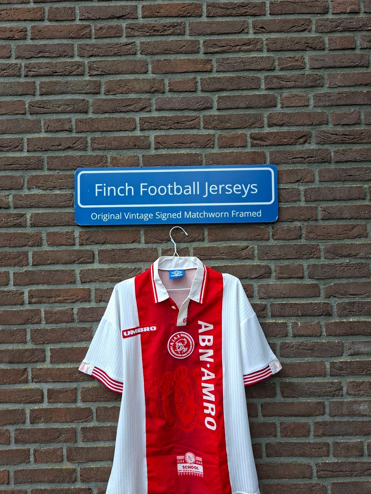 ORIGINAL VINTAGE AFC AJAX HOME 98/99 UMBRO L, Ophalen of Verzenden, Zo goed als nieuw, Ajax, Shirt