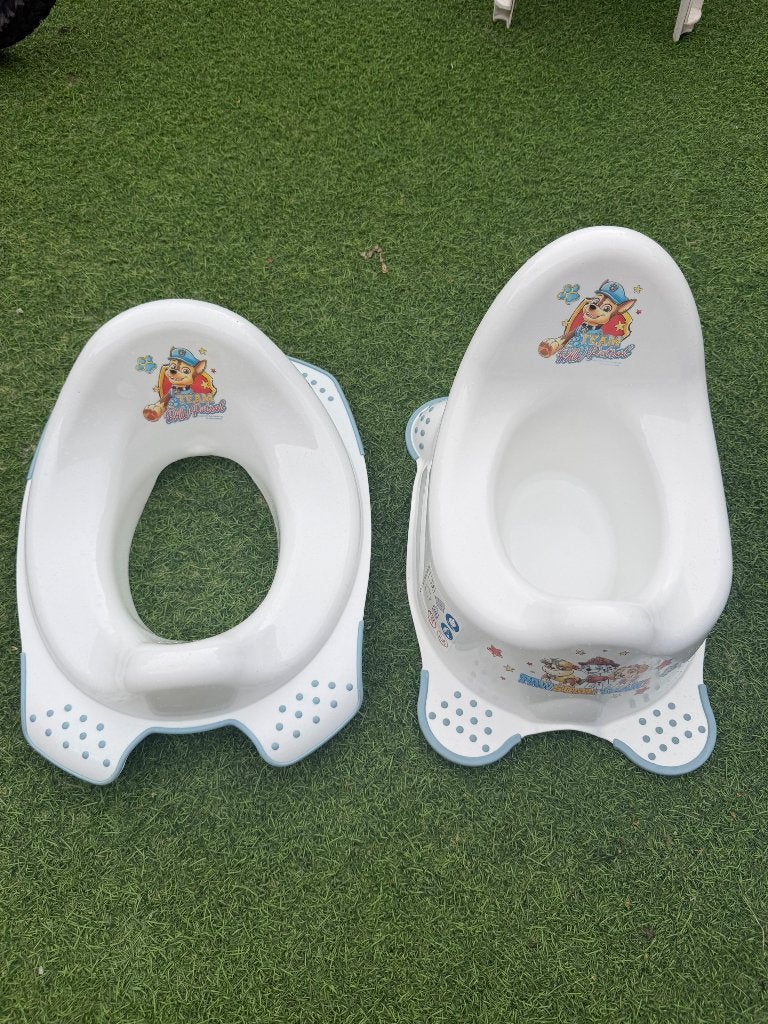 Wc-verkleiner en potje paw patrol, Ophalen of Verzenden, Zo goed als nieuw