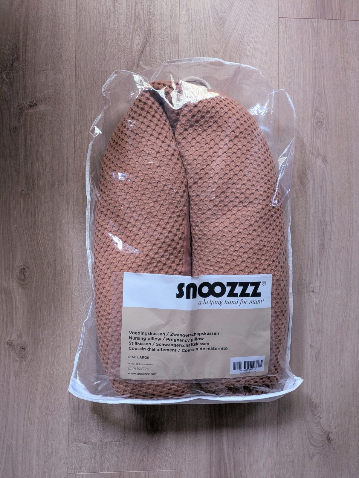 Voedingskussen / Zwangerschapskussen Snoozzz Wafel Savanna, Ophalen, Zo goed als nieuw