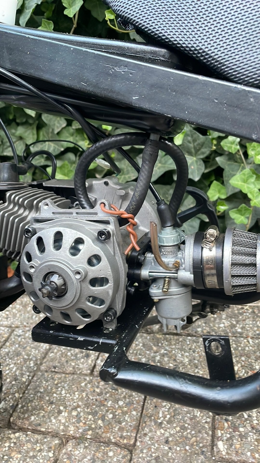 49 cc pitbike, Ophalen of Verzenden, Zo goed als nieuw, Uitlaat