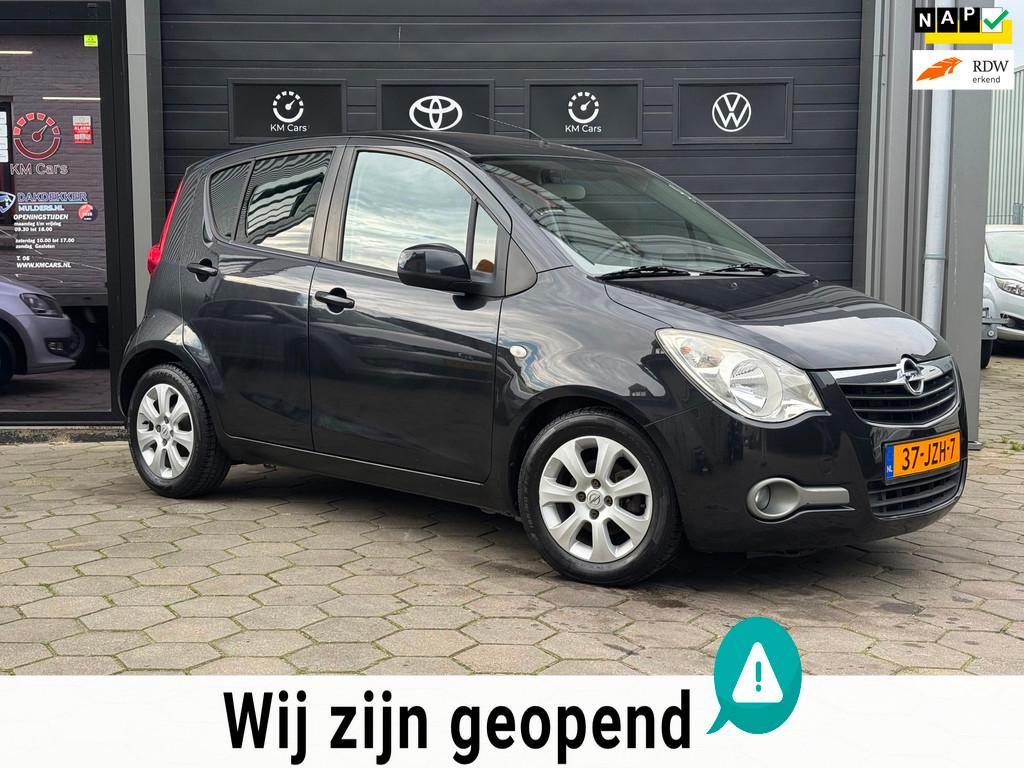Opel Agila 1.2 Enjoy - 1e Eigenaar - Airco - New Apk - Lage, Voorwielaandrijving, 4 cilinders, 965 kg, Zwart