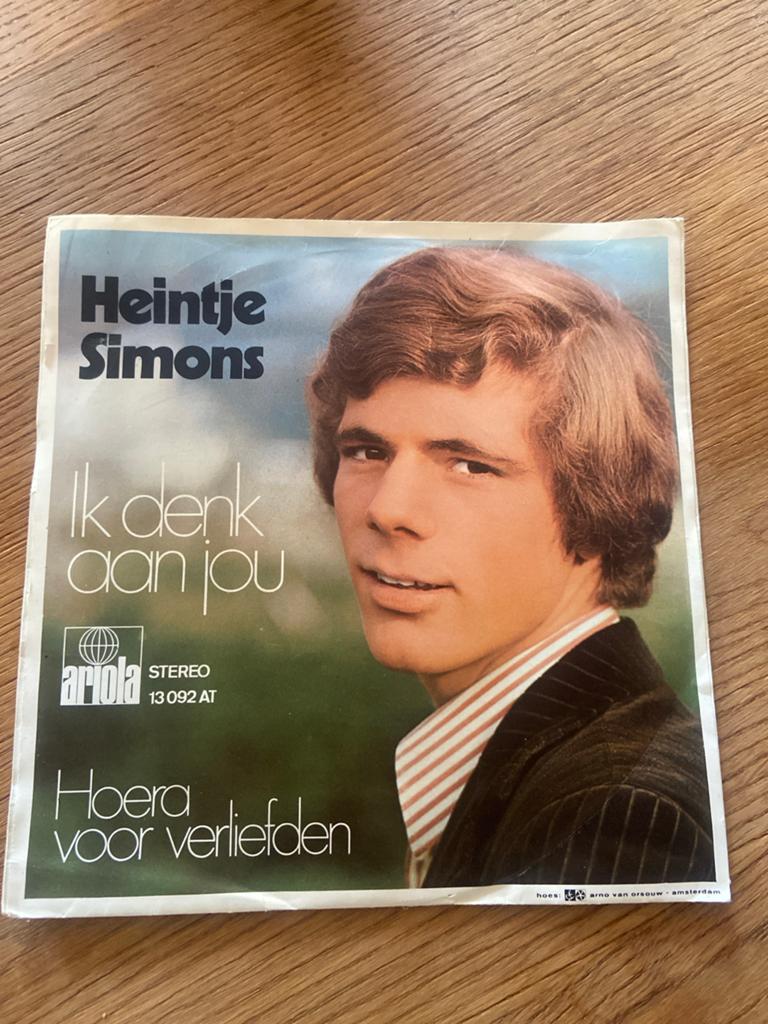 Heintje Simons - Ik denk aan jou / Hoera voor verliefden, Cd's en Dvd's, Vinyl Singles, Gebruikt, Originele persing, 7 inch, Single