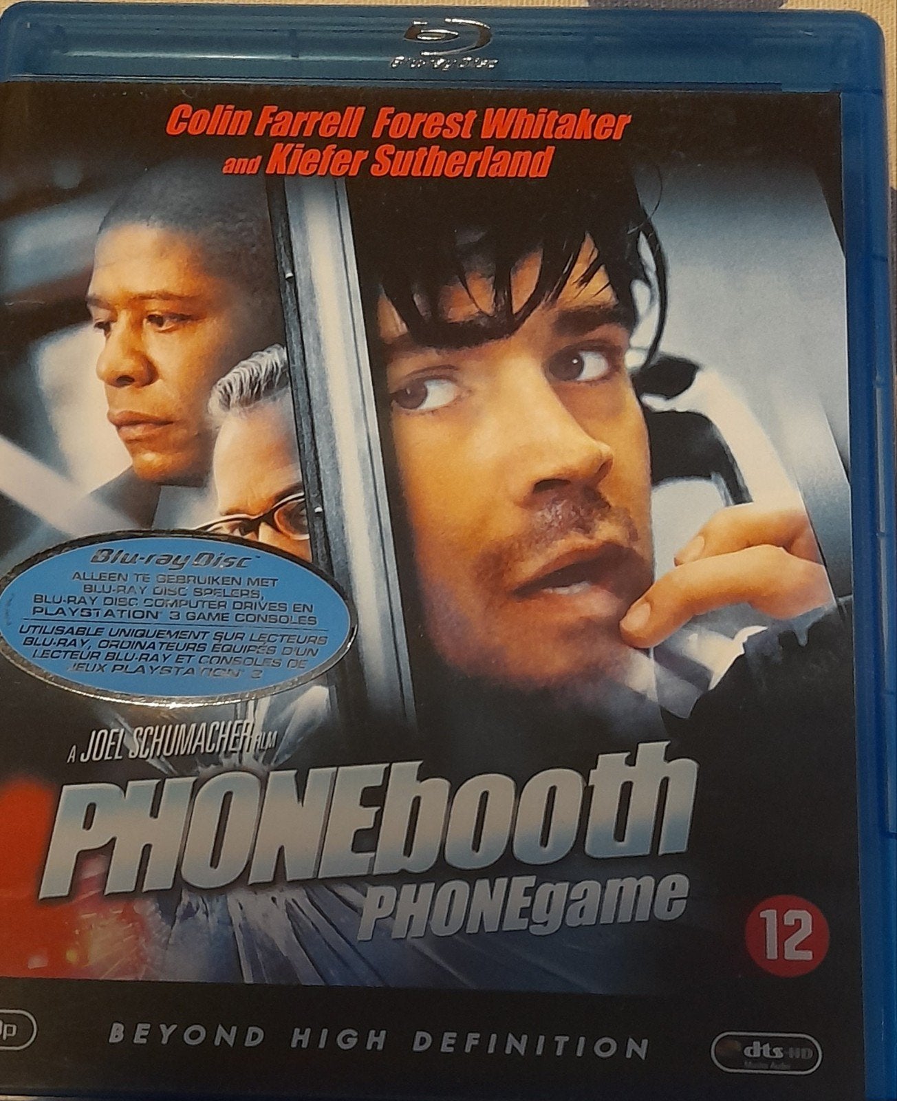 Phone Booth Blu-ray met Colin Farrell en Kiefer Sutherland, Film, Ophalen of Verzenden, Blu-ray, Gebruikt