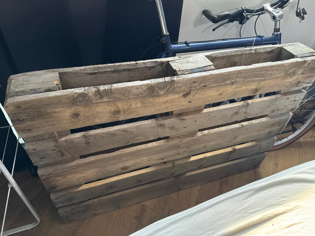 Europallet, Doe-het-zelf en Verbouw, Hout en Planken, Ophalen, Gebruikt, Grenen, 50 mm of meer