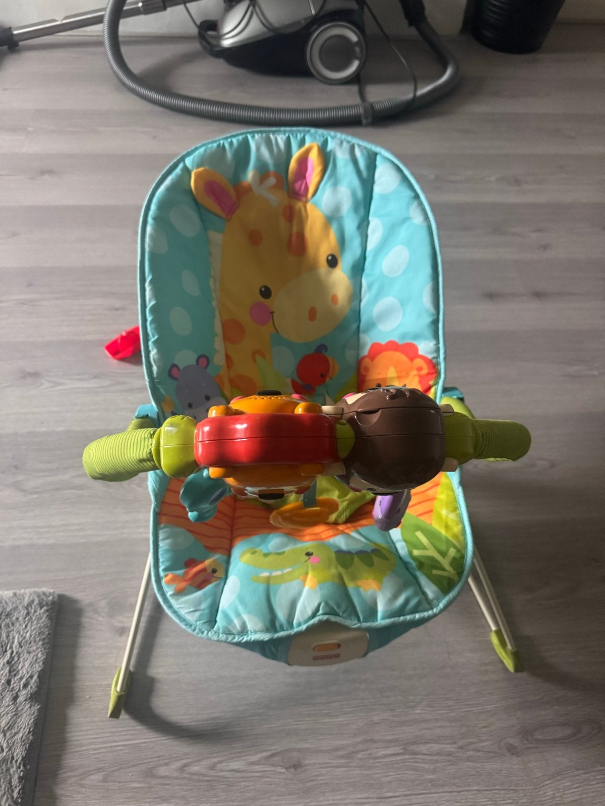 Fisher-Price Baby Bouncer met Speelboog - Giraffe Design, Ophalen, Gebruikt