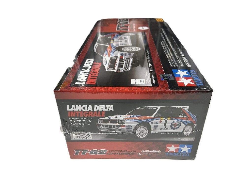 Tamiya 58570 1/10 RC Lancia Delta TT-02, Elektro, Nieuw, Ophalen of Verzenden, Schaal 1:10