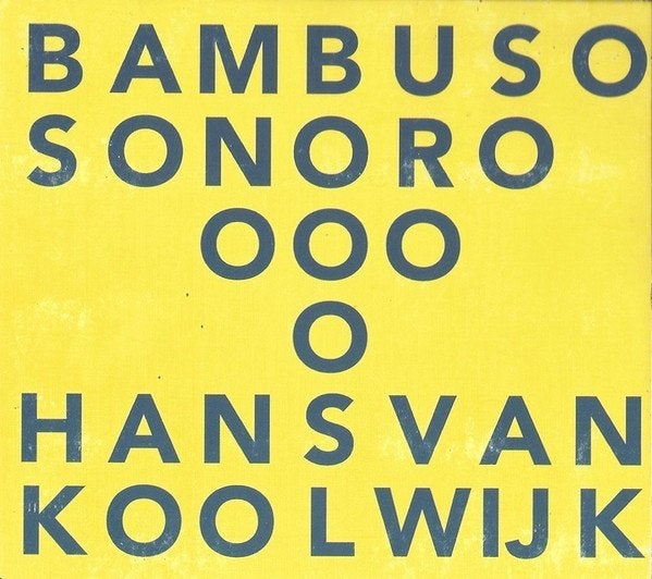 Hans van Koolwijk Bambuso Sonoro CD, Gebruikt, Ophalen of Verzenden, Album, Overige typen