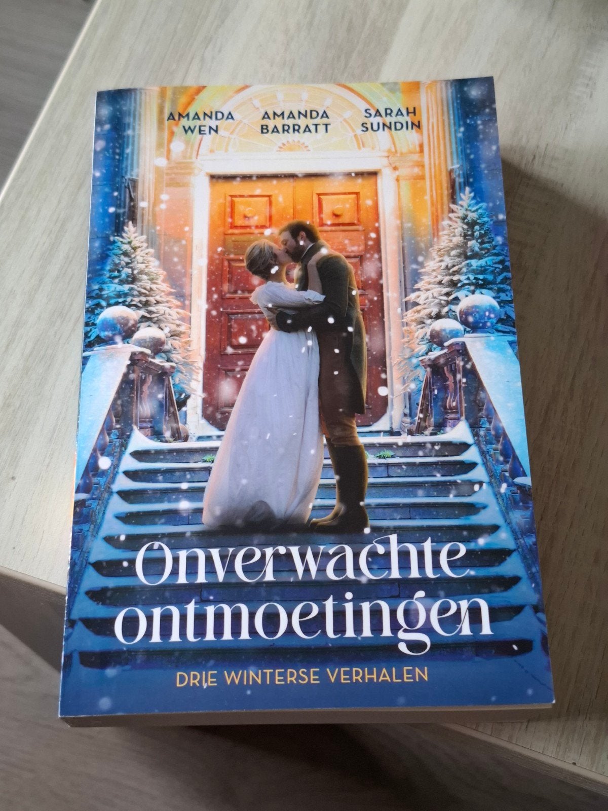 Onverwachte ontmoetingen - Drie winterse verhalen, Boeken, Ophalen of Verzenden, Gelezen, Amanda Wen, Amanda Barratt, Sarah Sundin
