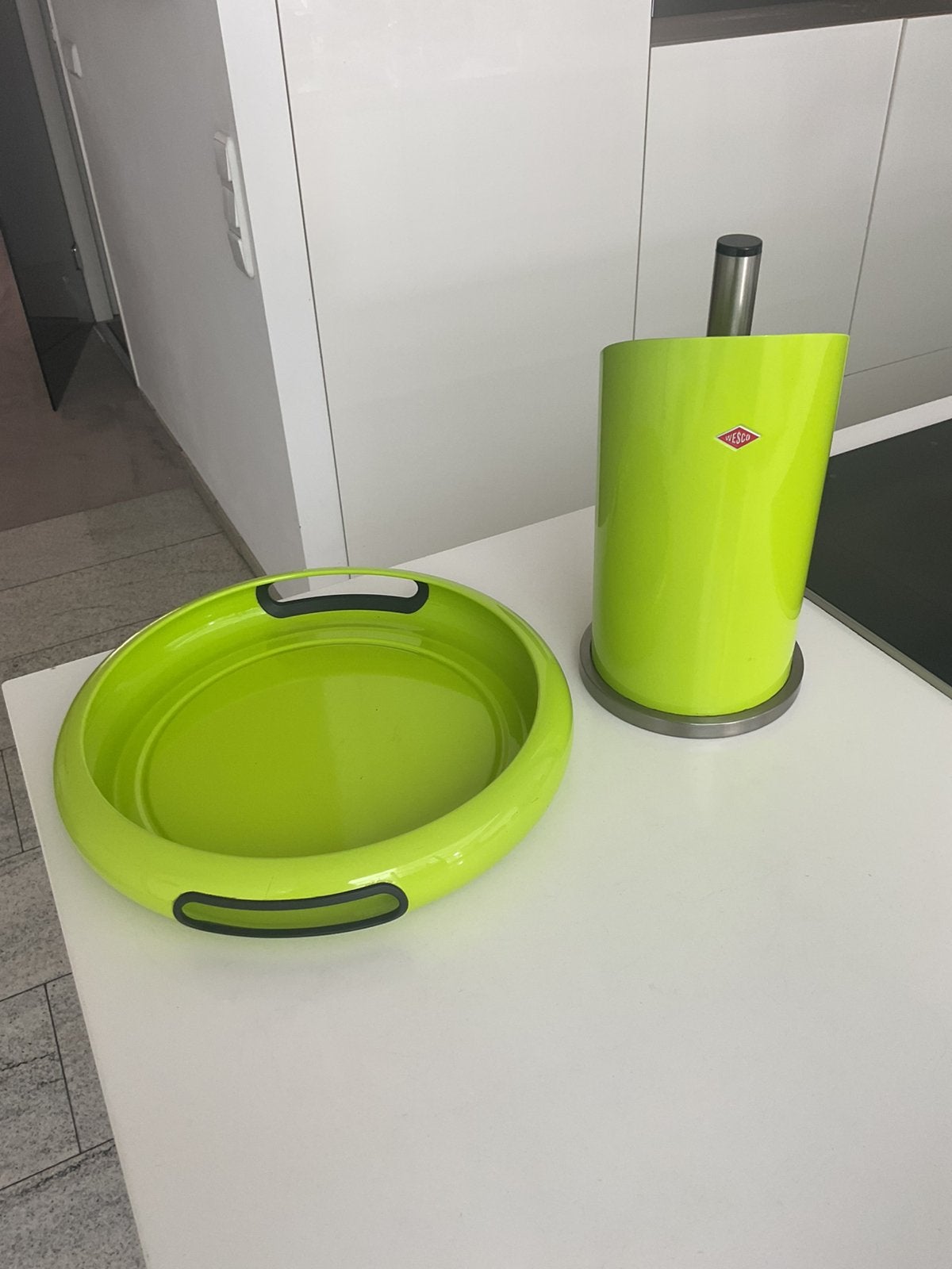 Wesco 2x Lime Green zeer mooi, Ophalen, Zo goed als nieuw