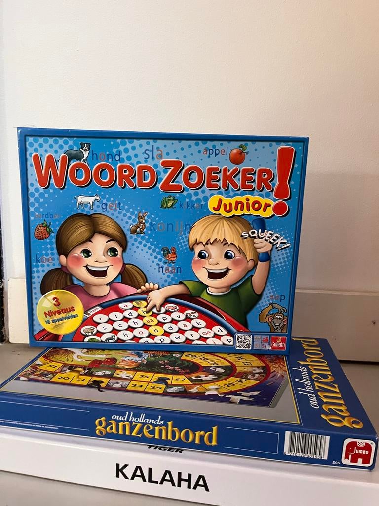 Woordzoeker Junior - ganzenbord en kalaha, Een of twee spelers, Ophalen, Gebruikt