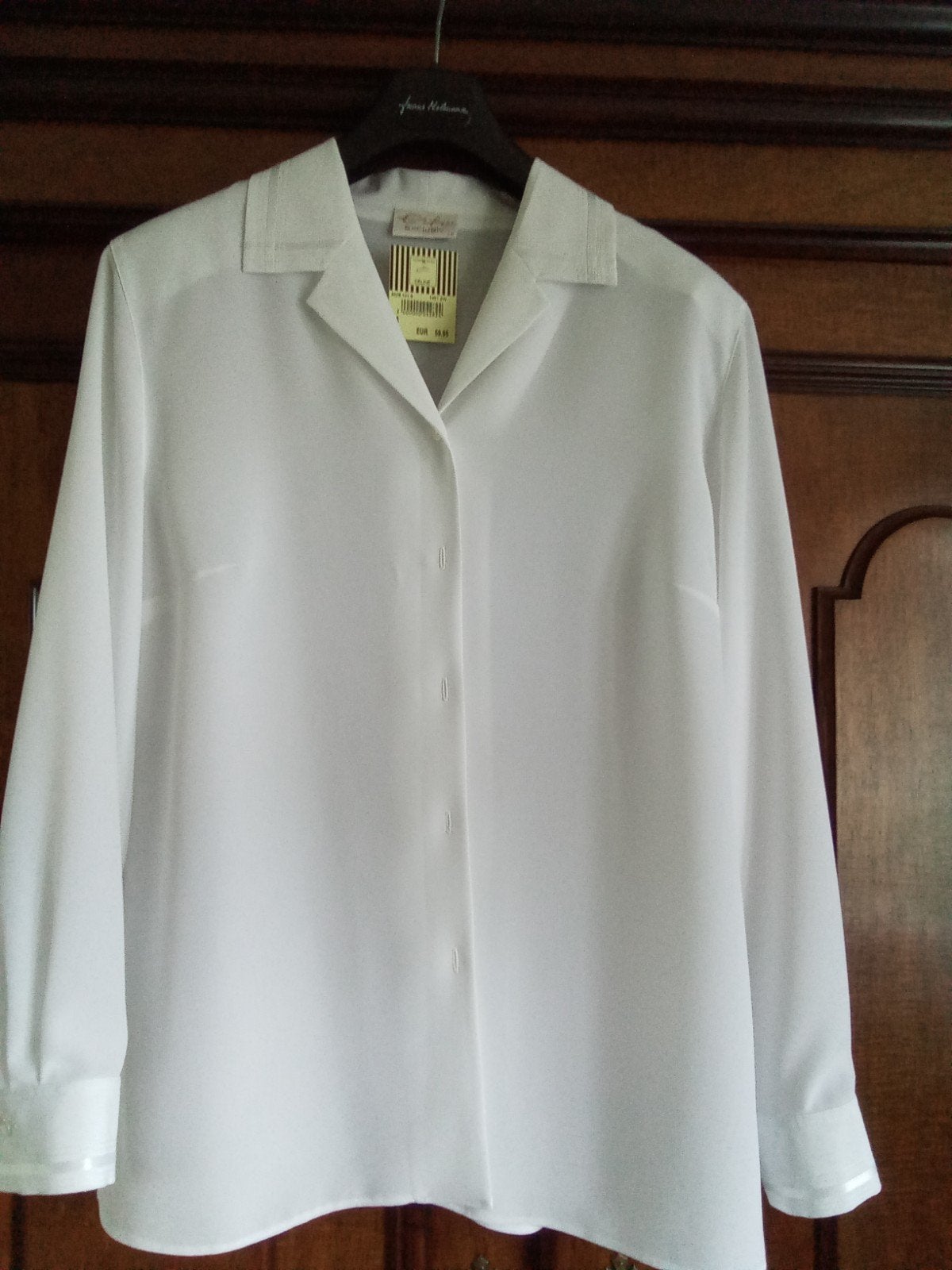 Sjieke, feestelijke blouse, wit, maat 46. Merk Erfo. Nieuw!, Wit, Erfo, Maat 46/48 (XL) of groter, Nieuw