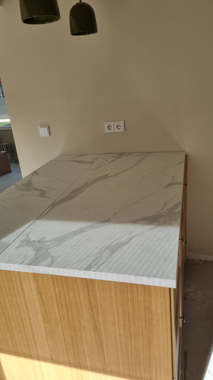 keukenblad Ikea Ekbacken, Ophalen, Gebruikt, 50 tot 75 cm, Minder dan 100 cm