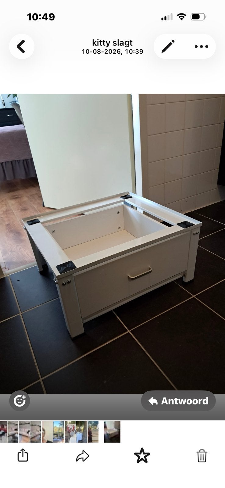 Wasmachine verhoger met lade van Sencys nieuw, Ophalen, Nieuw