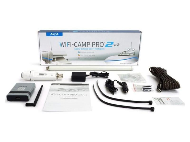 Alfa WiFi-CAMP PRO 2v2: Verleng eenvoudig uw Wi-Fi hotspot, Ophalen of Verzenden, Zo goed als nieuw, Router, Alfa