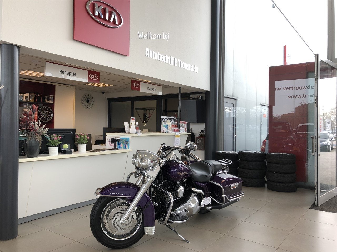 Harley-Davidson Tour 88 FLHR Road King Laced Wheels NL Motor, Motoren, Motoren | Harley-Davidson, Bedrijf, 1449 cc, Spijkenisse@autobedrijf-troost.nl