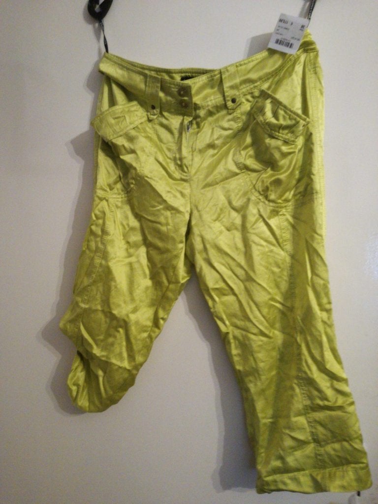 NIEUW met kaartje luisa cerano korte broek Groen Satijn 38, Maat 38/40 (M), Kort, Nieuw, Ophalen of Verzenden