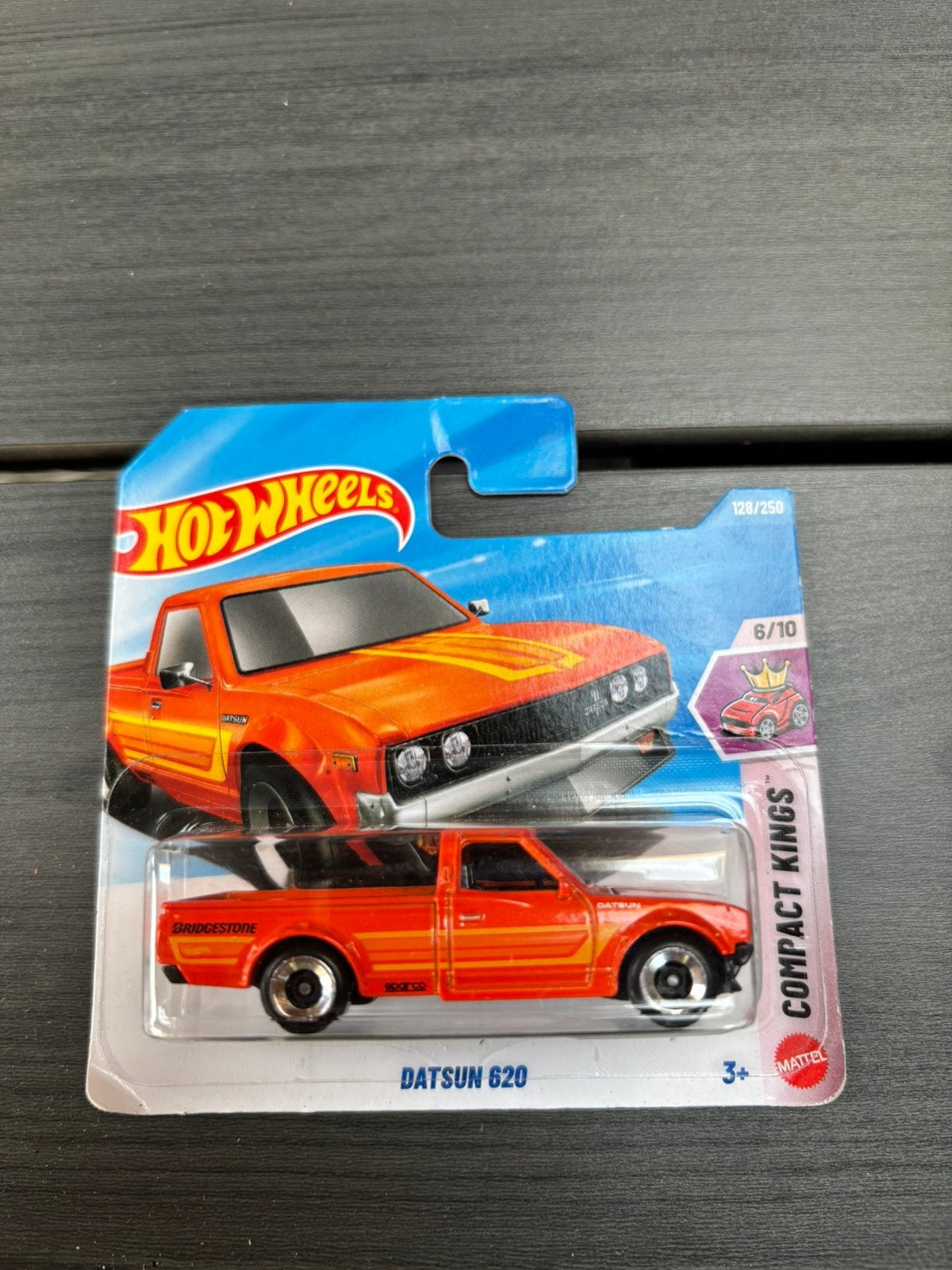 Hotwheels Datsun 620, Ophalen of Verzenden, Zo goed als nieuw, Auto