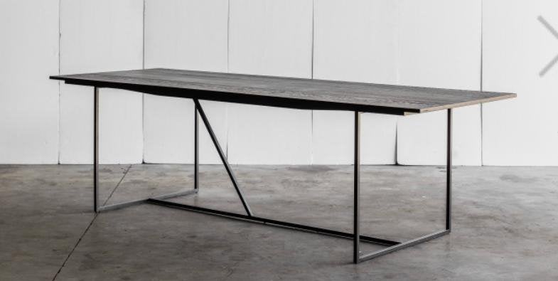 Heerenhuis tafel Mesa Nero, 200 cm of meer, Ophalen of Verzenden, Zo goed als nieuw, Modern klassiek