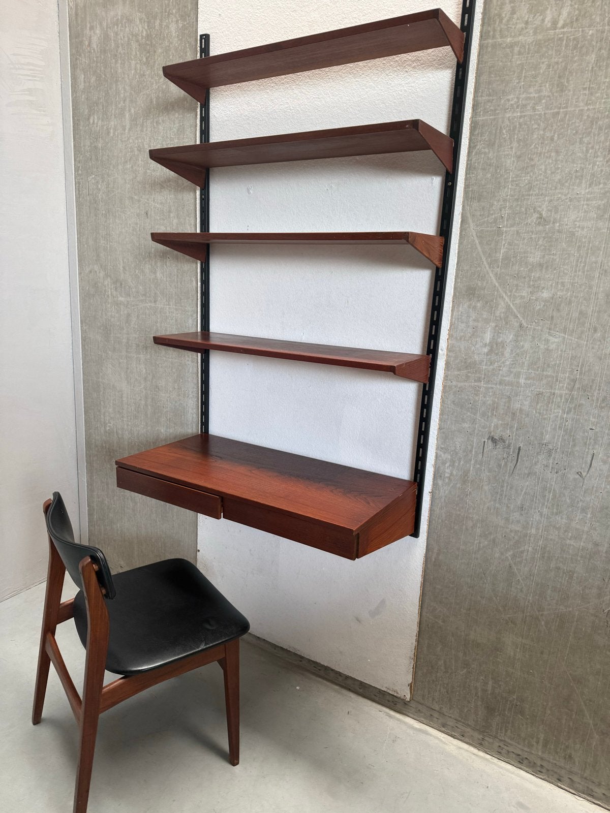 Kai Kristiansen Teak Wandmeubel | Bureau | Jaren '60 Deens, Ophalen, Huis en Inrichting