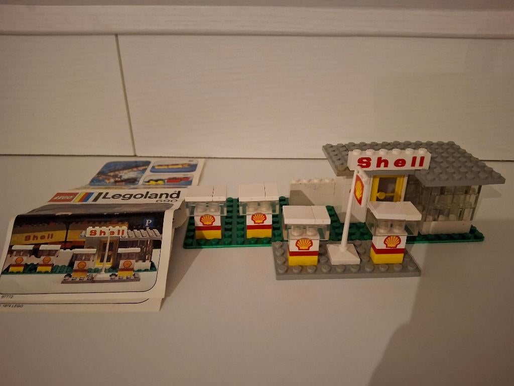 Lego 690 ( 690-1 ) Shell Station 1974, Ophalen of Verzenden, Gebruikt
