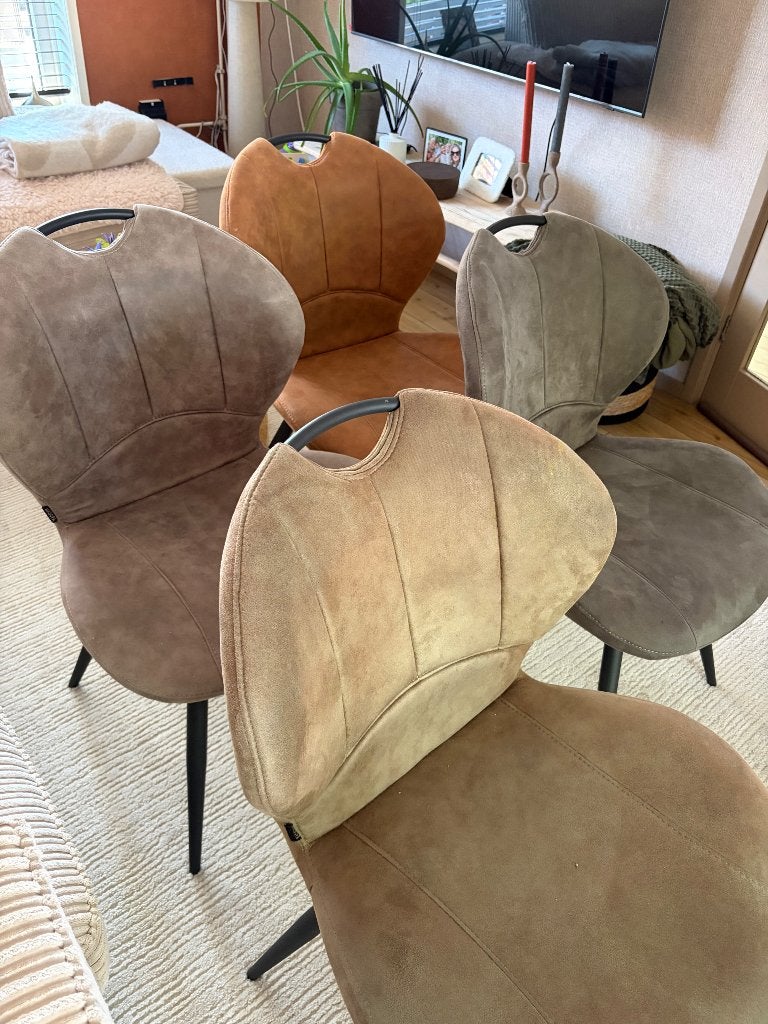 Te koop 4 eetkamerstoelen, Ophalen, Gebruikt, Overige kleuren, Vier