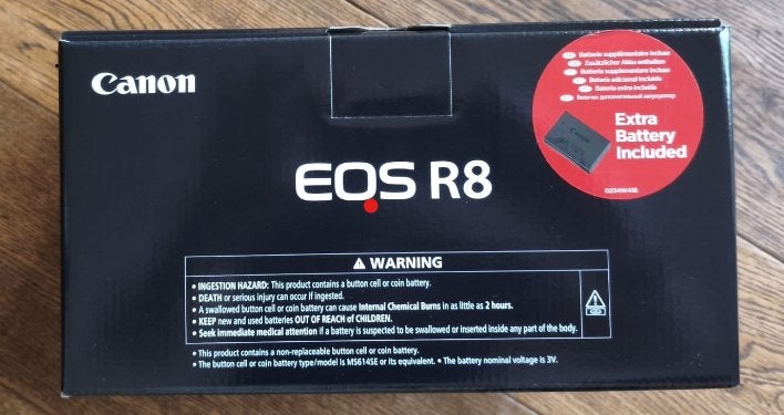 Nieuwe Canon EOS R8 Body + LP-E17 kit, Draagriem, Bluetooth, Canon, Nieuw
