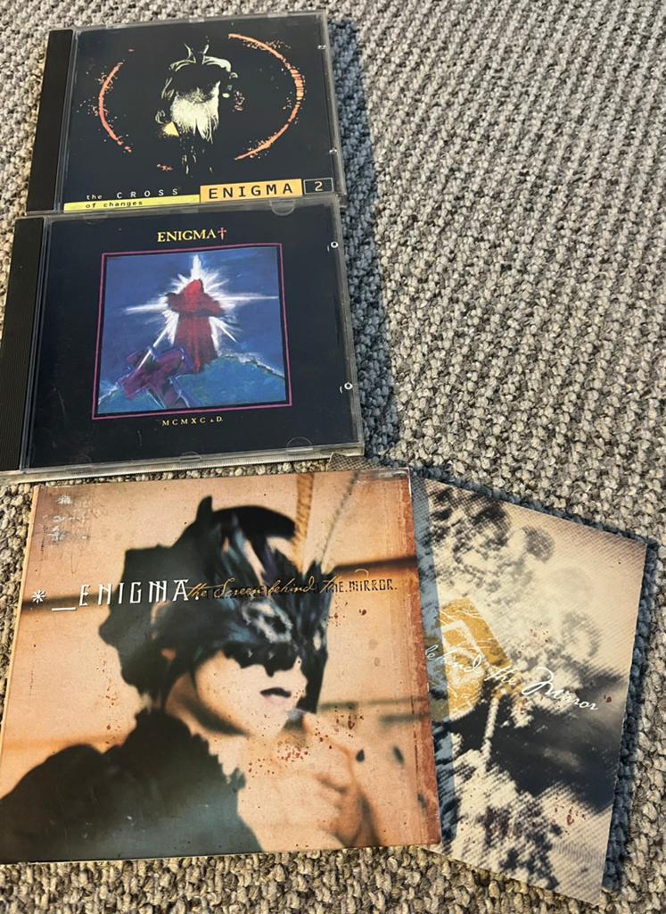 Enigma CD's: MCMXC a.D. & The Cross of Changes & The screen, Ophalen of Verzenden, 1990 - 1999, Gebruikt
