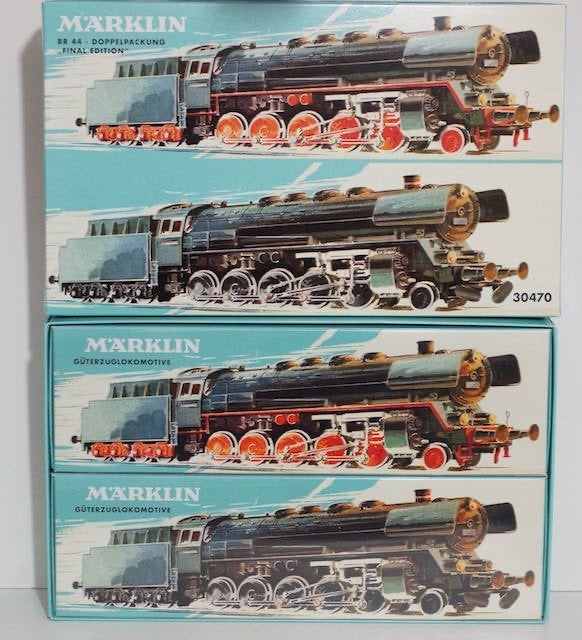 Märklin H0 - 30470 Baureihe 44 - Doppelpackung Final Edition, Wisselstroom, Ophalen of Verzenden, Märklin, Nieuw