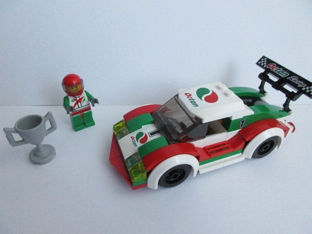 60053 race car, city met bouwtekening, Ophalen of Verzenden, Zo goed als nieuw, Complete set, Lego
