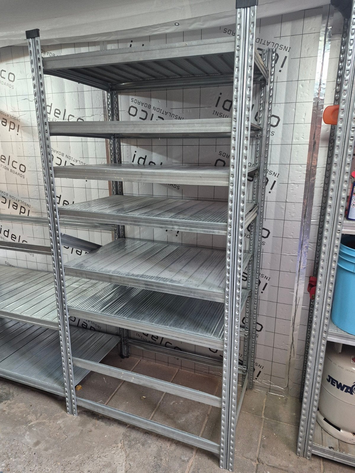 MetalSistem legbordstelling zonder staanders 90cm x 60cm 6s, Ophalen